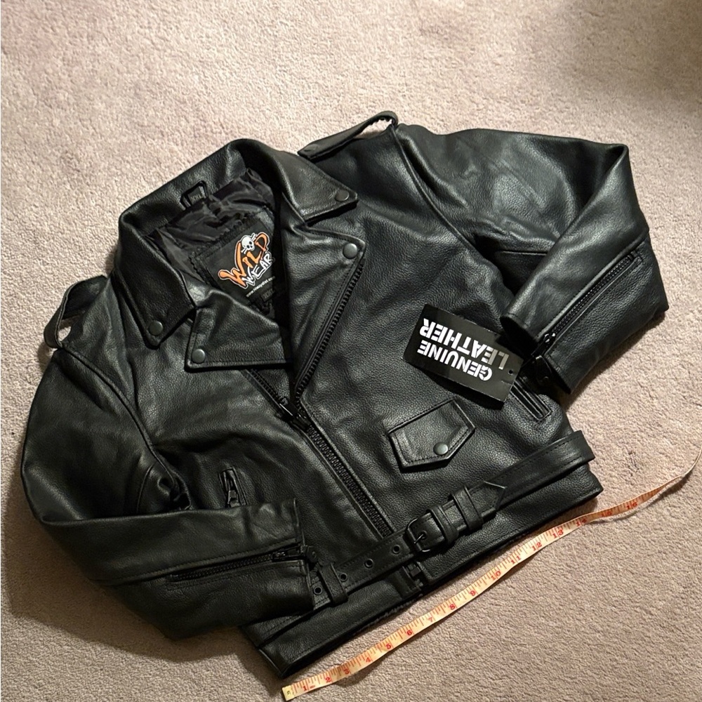 Wild Wear Leather Moto Jacket